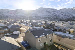 Mountain view with a residential view