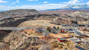 Mountain view with a residential view