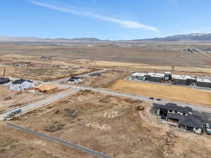 Bird's eye view with a desert view, a rural view, and a mountain view