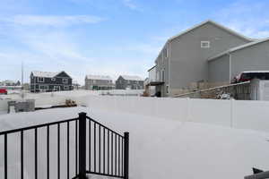 Exterior space featuring a residential view