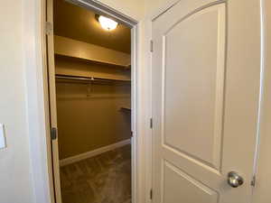 View of closet