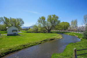 Stream that runs through property
