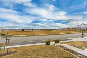 View from the covered front porch.  Park is directly across the street.