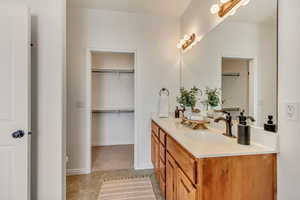 Primary Bathroom & Walk-In-Closet