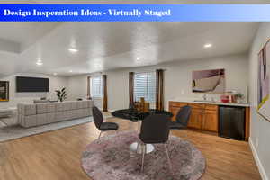 Finished Basement with Kitchenette
