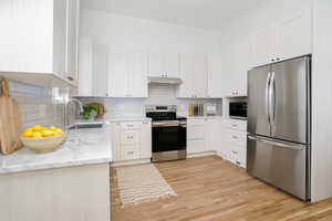 Gorgeously remodeled kitchen.