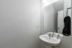 Bathroom featuring a sink