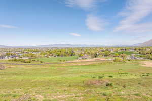 Mountain view with a rural view