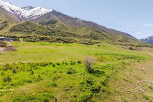 Mountain view with a rural view