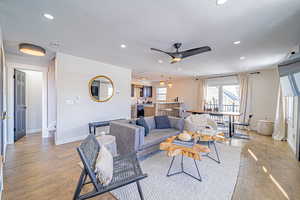 Open Floor Plan:  Living room, Dining area and Kitchen