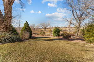 View of yard featuring a rural view