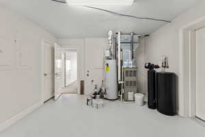 Utilities with water heater