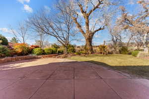 View of patio