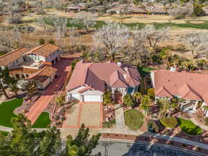 Bird's eye view featuring a residential view