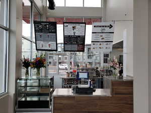 View of bar