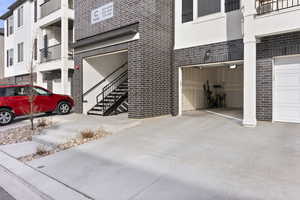 Exterior space featuring driveway