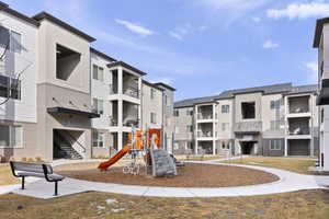 Exterior space featuring playground community