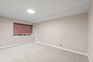 Basement bedroom