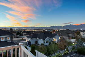 Mountain view with a residential view