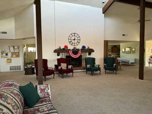 Lobby with visible vents