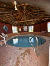 View of indoor pool