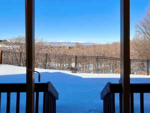 Valley Views and Natural Vegetation Behind