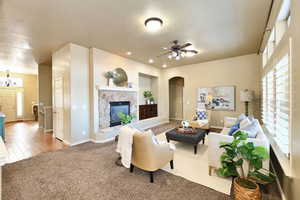 Family Room with Gas Fireplace