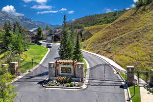 Summer View of Gated Community