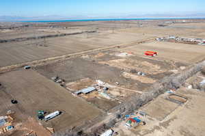 Bird's eye view featuring a mountain view and a rural view