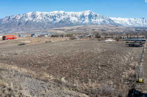 View of mountain feature with a rural view