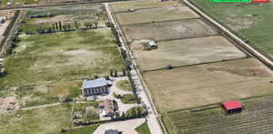 Bird's eye view featuring a rural view