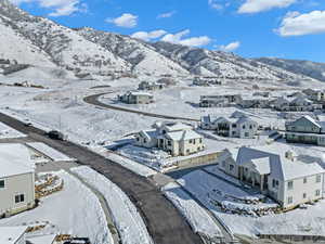 Mountain view with a residential view