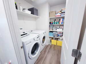 Large Laundry area with storage space