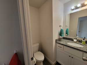 1/2 bath on Main floor