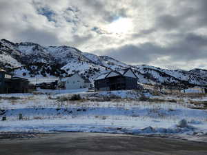 View of mountain background