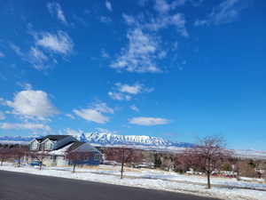 View of road featuring a mountain view