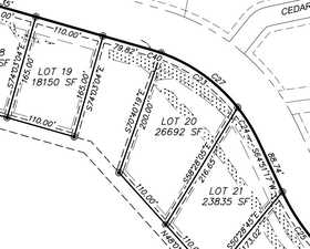 Survey map / technical document