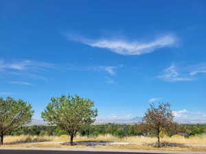 View of yard featuring a mountain view