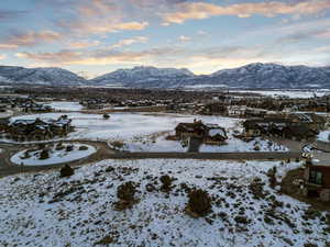 Mountain view featuring a residential view