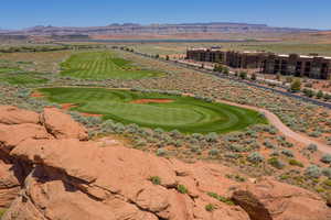 Exterior space featuring a mountain view and golf course view