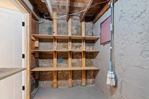 View of storage room