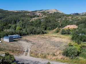 Mountain view featuring a rural view