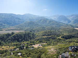 Mountain view with a wooded view