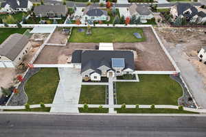 Bird's eye view featuring a residential view