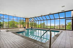 View of indoor pool