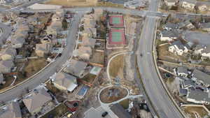 Aerial view featuring a residential view