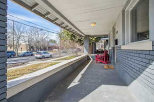 View of patio / terrace featuring a porch