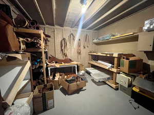 View of storage room