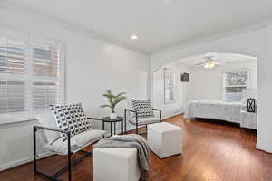 Gorgeous Oversized Master Bedroom with 2 large closets & Extra Living Space