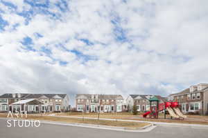 Community space featuring a playground